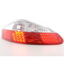 Kit De Pilotos Traseros Led Porsche Boxster Modelo 986  1996-2004 Color Claro/Rojo Fk Automotive