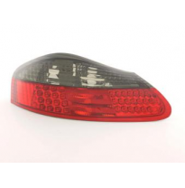 Kit De Pilotos Traseros Led Porsche Boxster Modelo 986  1996-2004 Negro/Rojo Fk Automotive