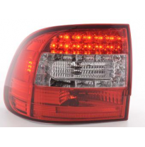 Kit De Pilotos Traseros Led Porsche Cayenne Modelo 955  02-06 Color Claro/Rojo Fk Automotive