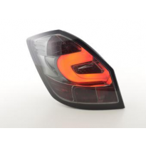 Pilotos Led Skoda Fabia 5-Puertas Bj. Ab 2007 Negro Fk Automotive