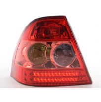 Kit De Pilotos Traseros Led Toyota Corolla Sedan Modelo E12  02-04 Rojo Fk Automotive