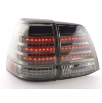 Kit De Pilotos Traseros Led Toyota Land Cruiser Modelo Fj200  07-08 Negro Fk Automotive