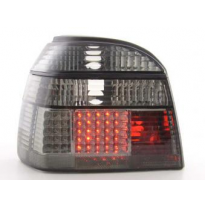 Kit De Pilotos Traseros Led Vw Golf 3 Modelo 1hxo  92-97 Negro Fk Automotive