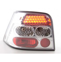 Kit De Pilotos Traseros Led Vw Golf 4 Modelo 1j  98-02 Cromado Fk Automotive