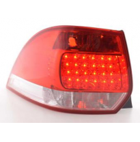 Kit De Pilotos Traseros Led Vw Golf 5 Variant Modelo 1km  07-09 Color Claro/Rojo Fk Automotive