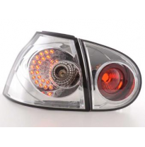 Kit De Pilotos Traseros Led Vw Golf 5 Modelo 1k  2003-2008 Cromado Fk Automotive