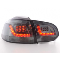 Kit De Pilotos Traseros Led Vw Golf 6 Modelo 1k  08- Negro Fk Automotive