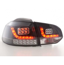 Kit De Pilotos Traseros Led Vw Golf 6 Modelo 1k  08- Negro Fk Automotive