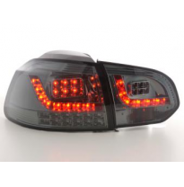 Kit De Pilotos Traseros Led Vw Golf 6 Modelo 1k  08- Negro Fk Automotive