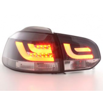 Pilotos Led Juego Vw Golf 6 Typ 1k Bj. 2008-2012 Negro Fk Automotive