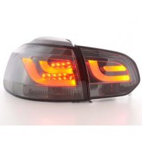 Pilotos Led Juego Vw Golf 6 Typ 1k Bj. 2008-2012 Negro Fk Automotive