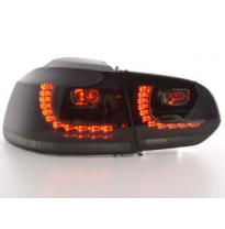 Kit De Pilotos Traseros Led Vw Golf 6, Negro Fk Automotive