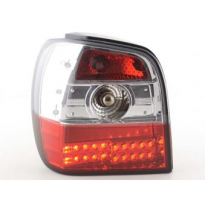 Kit De Pilotos Traseros Led Vw Polo Modelo 6n  94-99 Color Claro/Rojo Fk Automotive