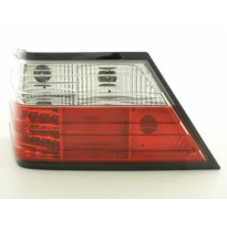 Kit De Pilotos Traseros Led Mercedes Clase E Sedan Modelo W124  85-96 Color Claro/Rojo Fk Automotive