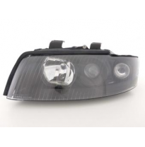 Faros Delanteros Set Angel Eyes Audi A4 Modelo 8e  01-04 Negro Fk Automotive