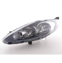 Faro De Recambio Lado Izquierdo Para Ford Fiesta 7 (Ja8) 3-/5 Puertas, Negro Fk Automotive