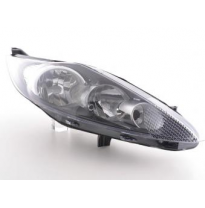 Faro De Recambio Lado Derecho Para Ford Fiesta 7 (Ja8) 3-/5 Puertas, Negro Fk Automotive