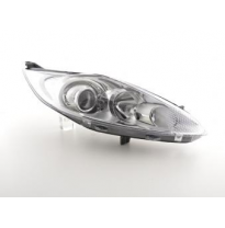 Faro De Recambio Lado Derecho Para Ford Fiesta 7 (Ja8) 3-/5 Puertas, Cromado Fk Automotive