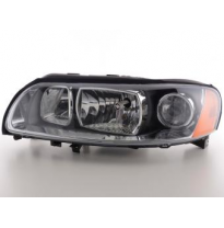 Faro De Recambio Lado Izquierdo Para Volvo S60 (R) 04-09, Negro Fk Automotive