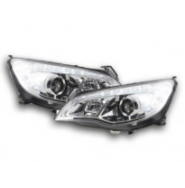Faros Opel Astra J 5-Puertas Bj. 2009-2012 Cromado Con Motor Fk Automotive