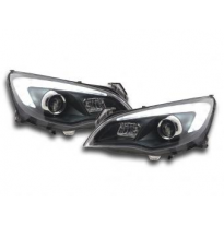 Faros Opel Astra J 5-Puertas Bj. 2009-2012 Negro Asien-Modell Fk Automotive