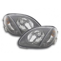 Faros Delanteros Set Angel Eyes Mercedes-Benz Slk Modelo 170, Negro Fk Automotive
