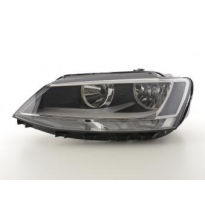 Faro Delantero Izquierdo Vw Jetta 6 Bj. Ab 2010 Negro Fk Automotive