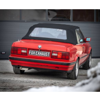 Silenciador final para BMW E30 316i/318i Limousine/Cabrio - 1x80 ty Fox exhaust
