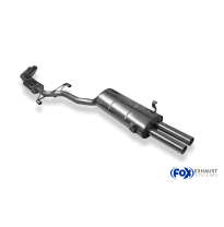 BMW E23 728i Silenciador final (medio y delantero) - 2x63 Tipo 14 Fox exhaust