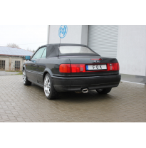 Escape FOX Audi 80 B4 - Cabrio escape final for serial escape central/escape delantero - 2x76 10