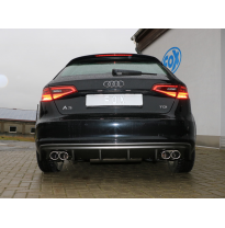 Escape FOX Audi A3 - 8V Sportback escape final salida duplex - 2x88x74 32 duplex