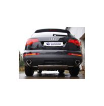 Escape FOX Audi Q7 - 4,2l FSI escape final salida duplex - 129x106 32 duplex