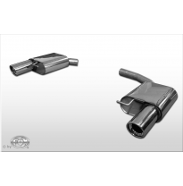Escape FOX Audi A4/A5 8T - A4/ A5 quattro B8 escape final duplex for 1-pipe - 1x100 17 duplex
