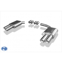 Escape FOX Audi A4/A5 8T - A4/ A5 quattro B8 escape final duplex for 2-pipe doble entrada - 2x90 17 duplex