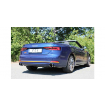 FOX Escape trasero derecha / izquierda 1 tubo - 1x100 tipo 16 Audi A5 quattro B9 descapotable Año: 2,0l TFSI 185kW