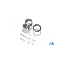 Escape FOX BMW E30 316i/ 318i from 9/87` linea desde catalizador con conexion de 2 anclajes - 2x76 10