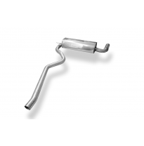 BMW F30 F31 - 118i silenciador final - 1x80 Tipo 17 Fox exhaust