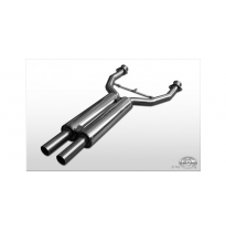 Escape FOX BMW E65 735i/ 745i escape delantero - diametro: 76mm