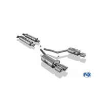 Escape trasero FOX BMW E31 850i derecho / izquierdo con Silenciador delantero FOX - 2x90 tipo 25 derecho / izquierdo
