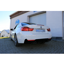 Escape FOX BMW F32/F33/F36 - 435i - M-Pagage - escape final salida duplex - 2x80 25 duplex