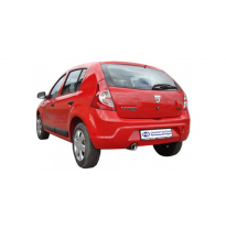 Escape FOX Dacia Sandero final pipe on original escape final - 1x90 17