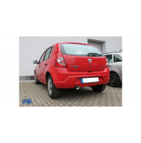 Escape FOX Dacia Sandero final pipe on original escape final - 1x90 13