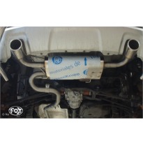 Escape FOX Dacia Duster 4x4 reestyling escape final cross salida duplex - sin colas de escapes