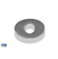 plate for tail pipe oval 106x71mm - hole: 55mm