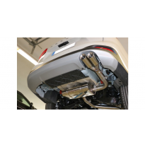 FOX Escape trasero salida derecha - 2x80 tipo 25 Torneo / camioneta Ford Focus IV Año:Desde 2018 1,5l 111/134kW