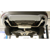 FOX Salida del Escape trasero derecha / izquierda - 1x100 tipo 25 para parachoques ST Ford Focus IV torneo / station wagon ST Añ