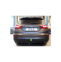 FOX Escape trasero salida cruzada derecha / izquierda - 2x76 tipo 16 Mondeo V hatchback / torneo / notchback Año: 1,5l 118kW