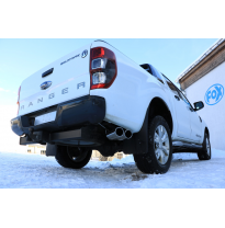 Escape FOX Ford Ranger from 10/2016 - Double Cap Escape Final exit laterally rechts on the vehicle - 2x115x85 38 left