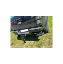 Ford Raptor - Silenciador doppelkabine final salida derecha/izquierda - 2x100 tipo 25 izquierda/derecha negro