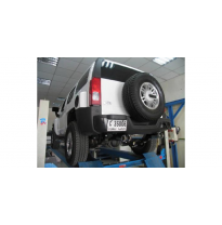 Escape FOX Hummer H3 escape final cross salida duplex - 2x100 25 duplex